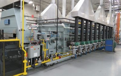 Can Eng Set To Install Mesh Belt Furnace Line