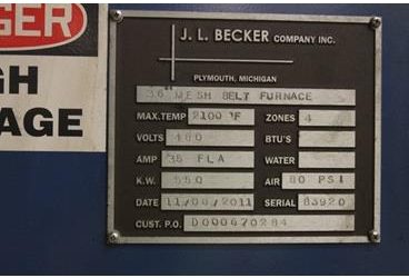 J.L. Becker Nameplate