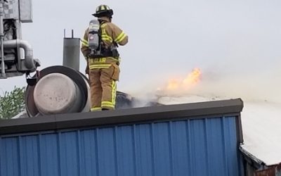 Strong Forge & Fabrication Fire, Batavia, New York, USA