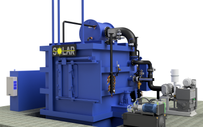 Solar Manufacturing Builds Its First Vacuum Oil Quench Furnace