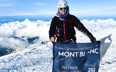 UPC-Marathon President, Oliver Caurette Climbs Mont Blanc
