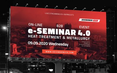 SECO/WARWICK Organizes Heat Treatment 4.0 e-SEMINAR