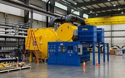 Solar Atmospheres Installing Carbottom Vacuum Furnace