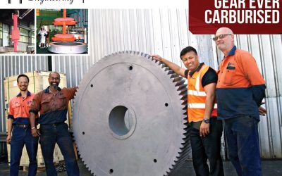 Hofmann Engineering Australia Carburizes Their Largest Gear Ever