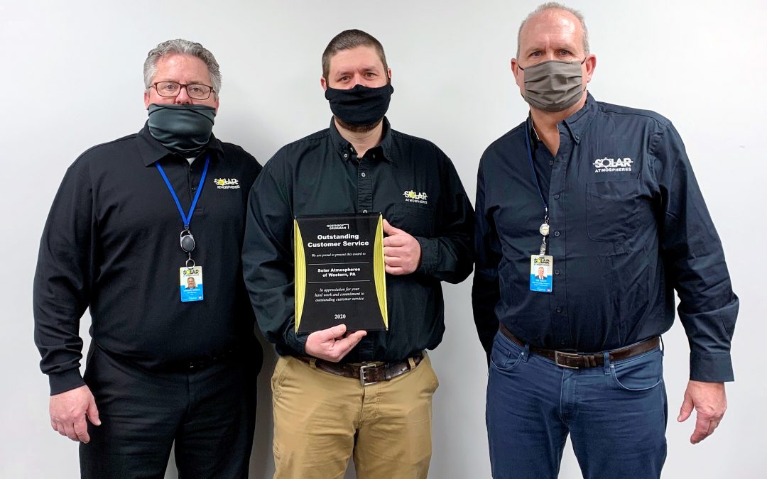 Solar Atmospheres of Western Pennsylvania Recognized by Northrop Grumman