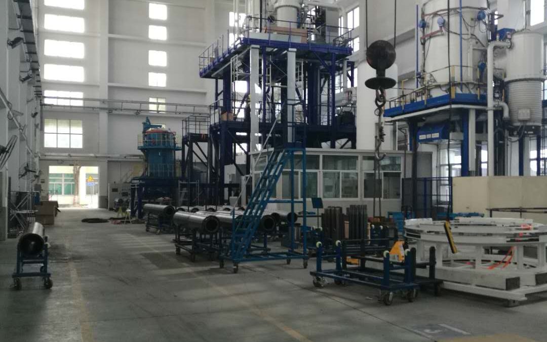 Largest Vertical Vacuum Furnace Ever Built by Ipsen, Germany