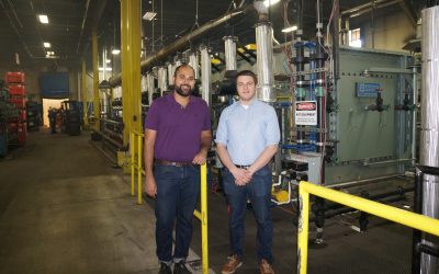 Watch a 6,000 Pound Per Hour Mesh Belt Furnace Line Being Installed