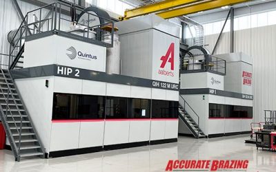 Accurate Brazing Installation of Second HIP Unit Almost Complete