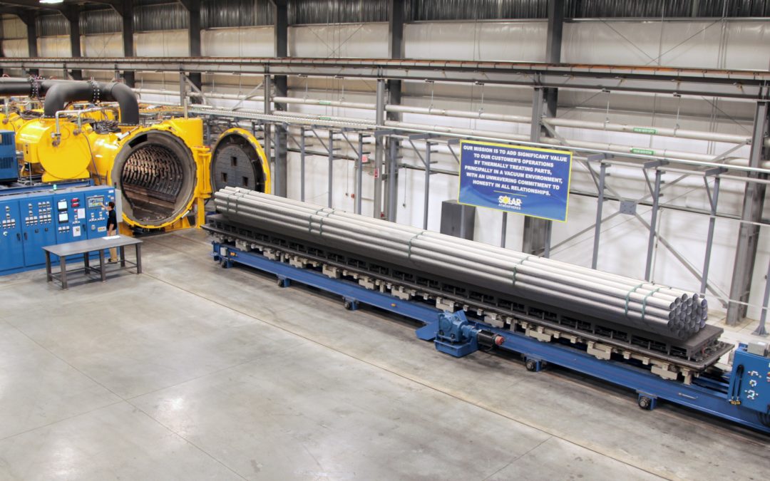 Solar Atmospheres Vacuum Heat Treats Longest Nickel Alloy Tubes Ever