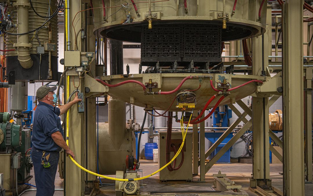 Heat Treater in PA, USA Adds Monster Bottom Load Vacuum Furnace
