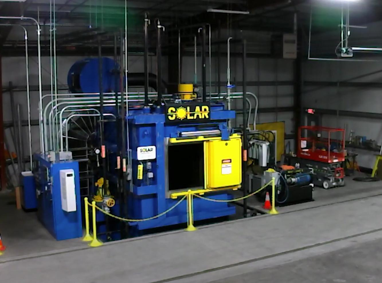 Solar Vacuum Oil Quench Furnace Nearing Inaugural Run