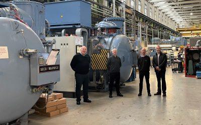 Why are these fellows at Wallwork Heat Treat in Bury, UK deliriously happy?