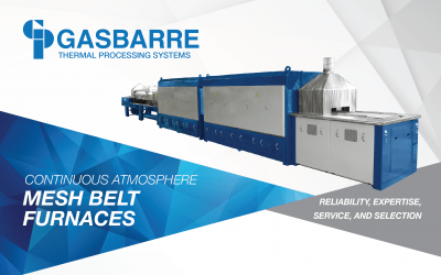 Gasbarre Thermal Processing Systems Ships Continuous Mesh Belt Brazing & Annealing Line to Bluewater Thermal