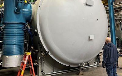 North American Captive Heat Treater Preparing to Receive Large Ipsen Vacuum Furnace