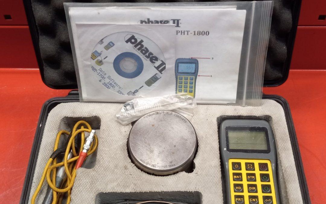 Item#L62 Phase II PHT-1800 Portable Hardness Tester
