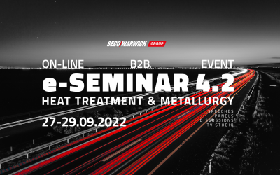 SECO/WARWICK Holding An E-SEMINAR 4.2 On Heat Treatment & Metallurgy