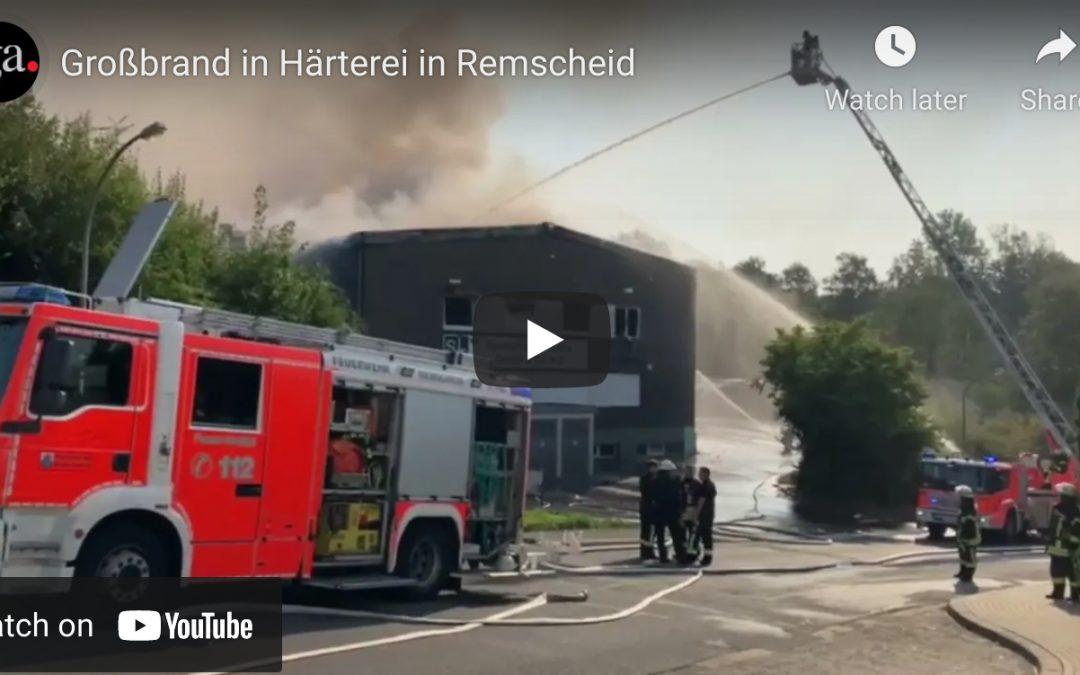 German Heat Treatment Facility Utterly Destroyed by Fire