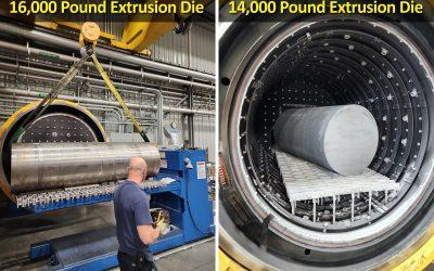 Solar Atmospheres Successfully Hardens Massive H13 Extrusion Dies
