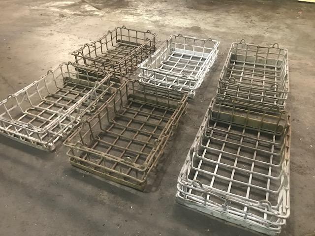 Item# M482 6 Inconel 600 Heat treating baskets 22” X 34 ½” X 8 “