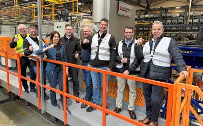 Fastener Manufacturer Installs Mesh Belt Furnace Line