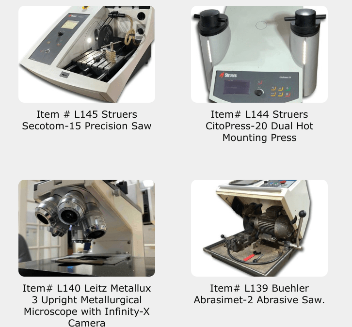 Lab Equipment Sale