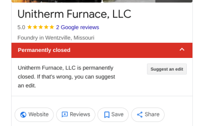 USA Furnace Builder Closes Down