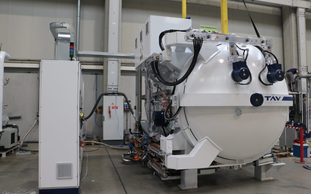 Item# VF467 TAV 10 Bar Vacuum Furnace 36″ X 36″ X 48″-Unused!