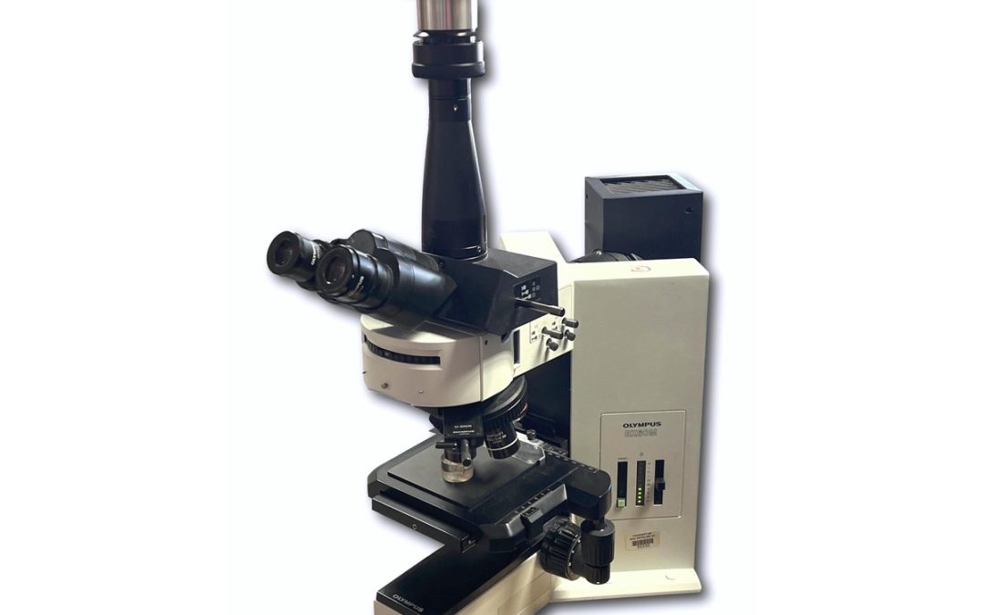 Item# L178 Olympus BX-60M Materials Microscope with DIC, Brightfield & Darkfield