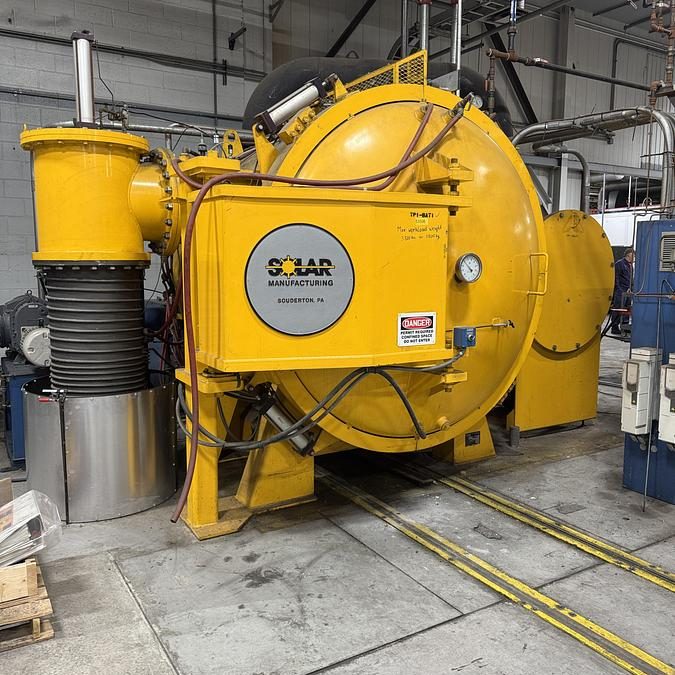 Item# VF470 Solar Atmospheres HFL-5748-2EQ Vacuum Furnace, 2850-F, 2 Bar, Diffusion Pump, NEW HOT ZONE