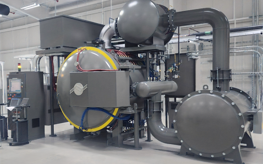 Item# VF474 2 Bar Quenching Vacuum Furnace, 36″ X 30″ High X 60″ Long