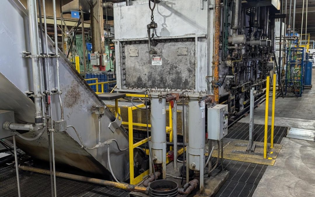 Item# C419 2,000 Pound/Hour AFC-Holcroft Mesh Belt Furnace Line
