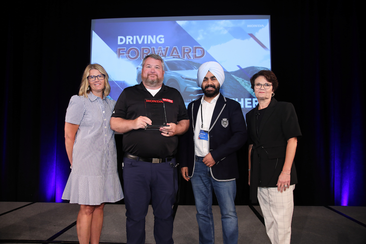 “Alloy” Supplier Wins Honda “New Supplier Award”