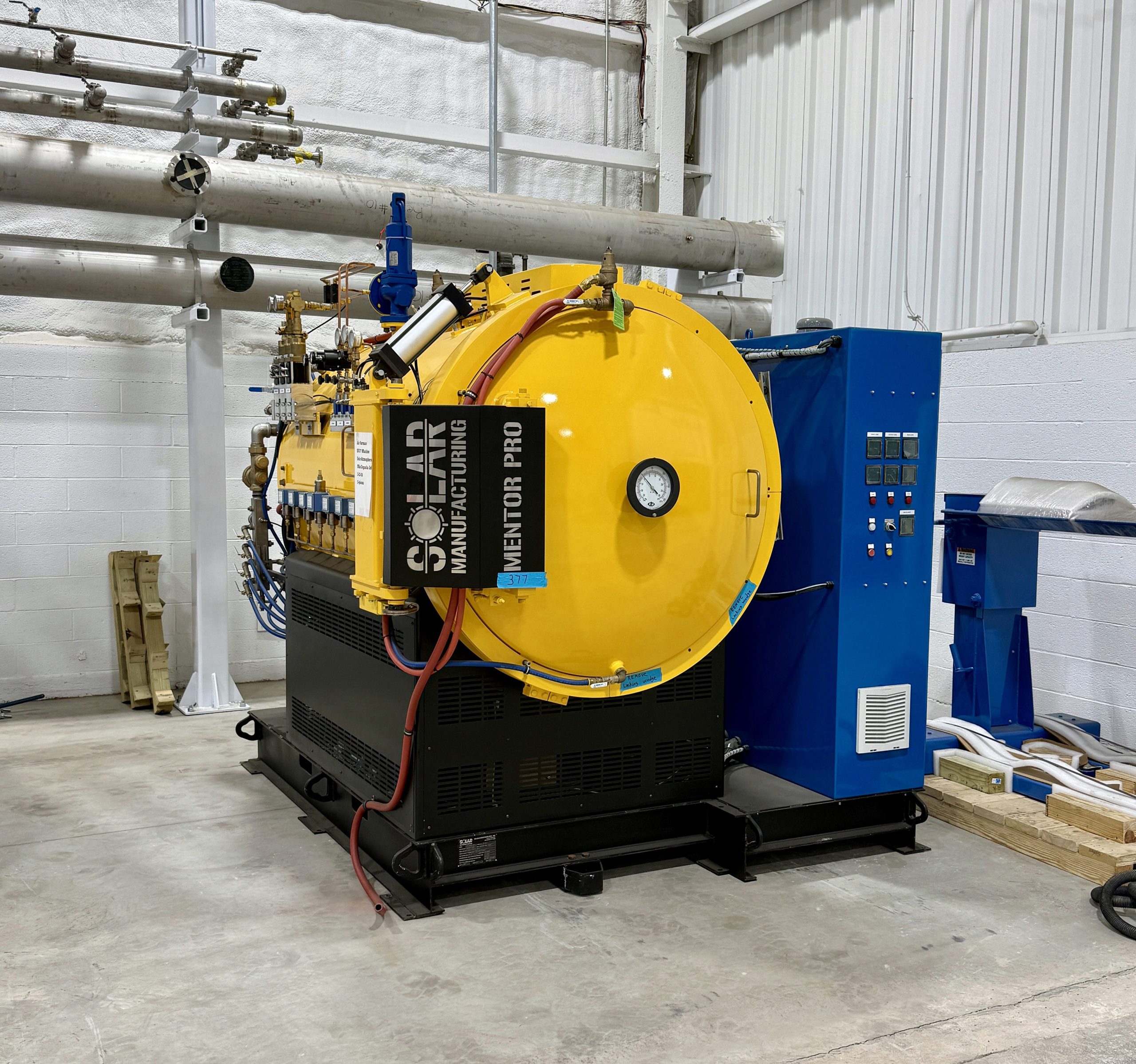 Progress continues at Solar Atmospheres’ newest facility in Berlin, Connecticut