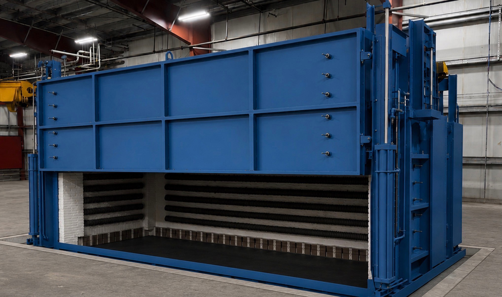 Titanium Drop Bottom Furnace Installation Milestone